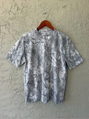 Hollister Gray Camo Heavyweight Boxy Fit T-Shirt Small